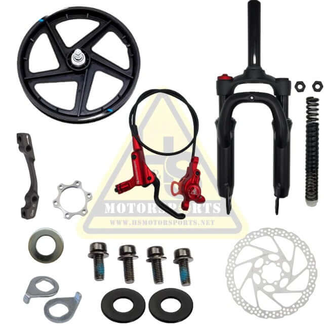 H&S kit de frână cu disc frontal pentru furcă cu suspensie hidraulică Stacyc 16