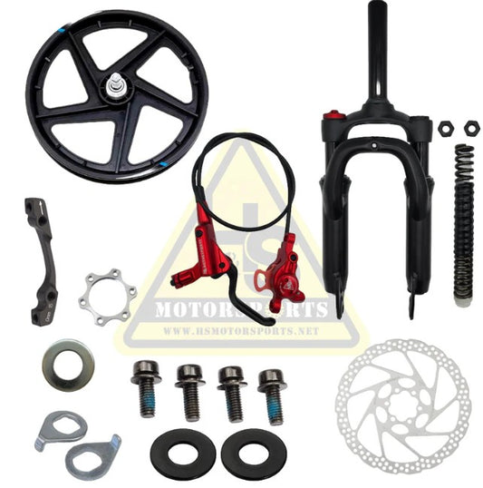 H&S Hydraulic Suspension Fork Front Disc Brake Kit